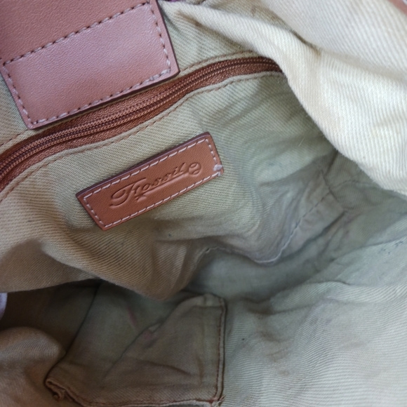 Fossil vintage multicolor woven mini handbag 6"×9" - Picture 4 of 7